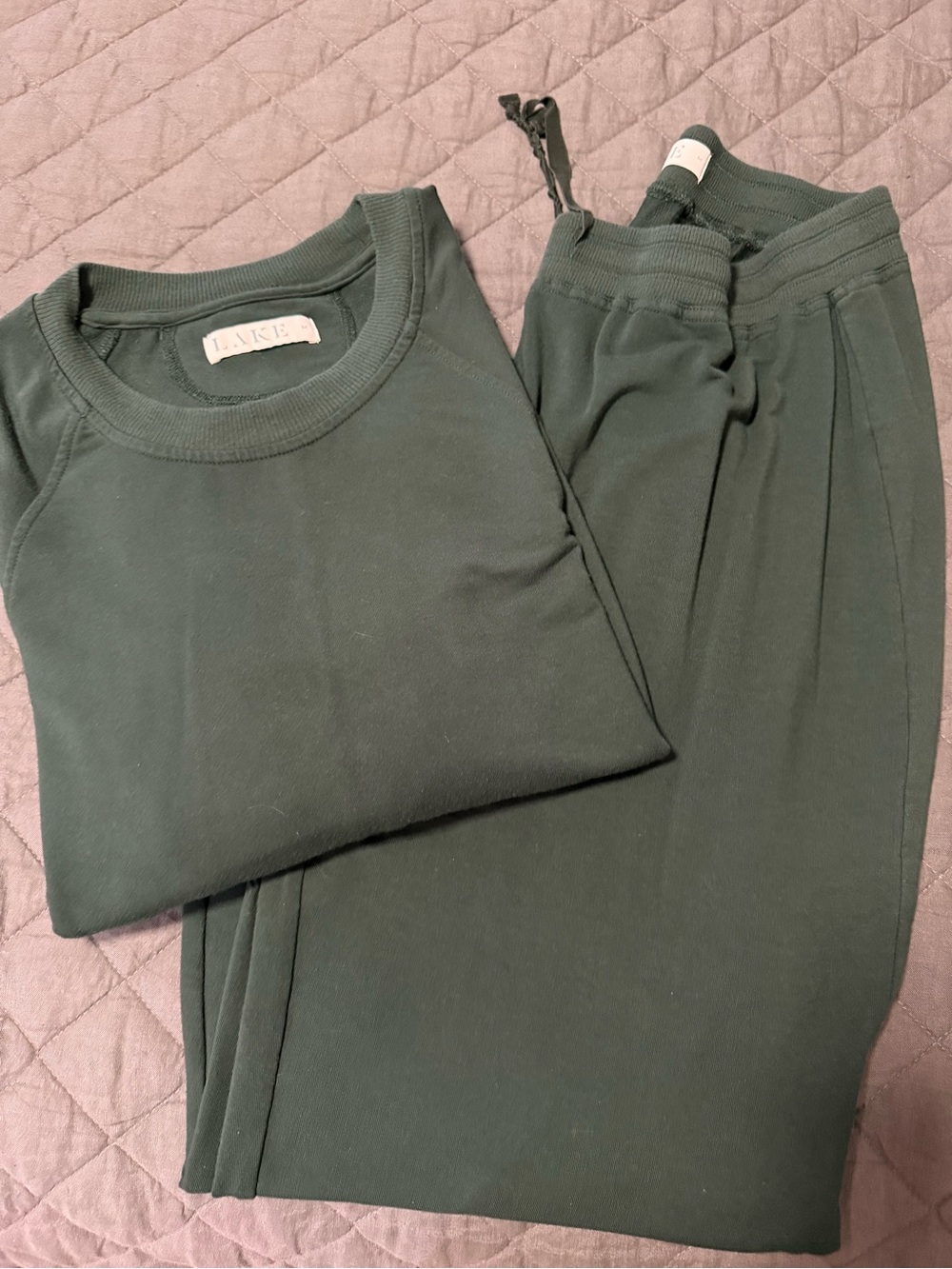Forest Green Sweatshirt & lounge  Set
